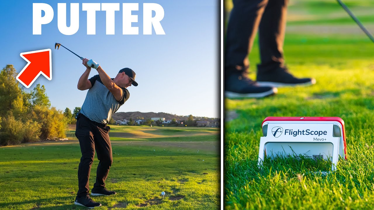 EVERY CLUB Long Drive Competition w/ MEVO+ How Far Can Our Putters Go