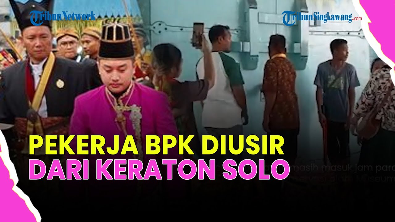 🔴KERATON SOLO MEMANAS❗PEKERJA BPK DIUSIR PAKSA, GEMBOK KASUNANAN SOLO DIGANTI