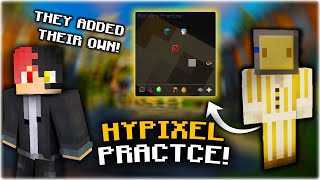 Practicing Bridging and MLGs in HYPIXEL'S New Bedwars PRACTICE MODE