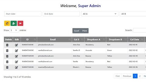 Apps Script - Login Form V.6.7x | POPUP CRUD | Datatable | Forget and Reset Password (Member Lvl. 2)