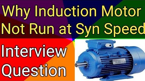 Why 3ph Induction Motor Cannot Run at Synchronous Speed| How Induction Motor Works|