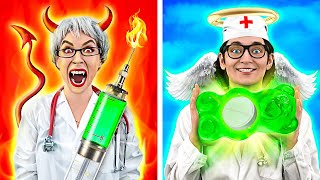 Fantastic Parenting Hacks in Hospital! Good VS Bad Doctor 💊 | Funny Emergency Situations by WooHaHa!