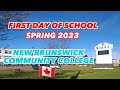 First day of school at nbcc  moncton new brunswick  pinoy international student in canada 