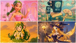 Brainrot Battle Anime Opening Barbie Girls Japenese Girls Witch