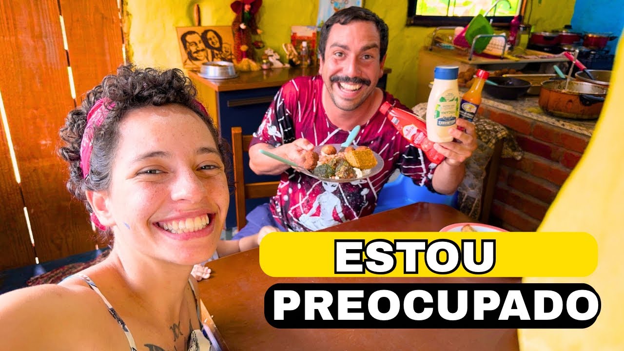 MUDANÇAS e ALMOÇO NA CASA DE BARRO