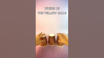 Where is the ball? 🟨 #shorts Exercises for intuition develop with INTUITION GAMES