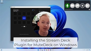 Stream Deck Plugin for MuteDeck Installation on Windows