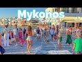 Mykonos greece   summer 2022  4k 60fpsr  7 hours walking tour