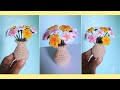 Part 1 2 How To Crochet Flower In A Vase Easy Tutorial For Beginners Pattern