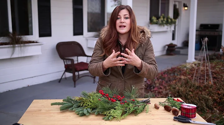 DIY Holiday Door Swag | Easy Festive Greenery Decoration by Proven Winners®