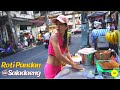 Thailand roti lady the hottest roti vendor in the online world  roti pandan  thai street vendor