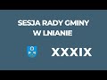 Gmina Lniano – XXXIX Sesja Rady Gminy Lniano