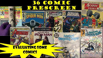 36 comic book prescreen - Press and submit to CGC for grading? Or skip? Grade limiting defects clean