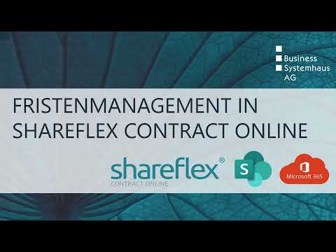 Fristen überwachen mit der Vertragsverwaltung für SharePoint Online