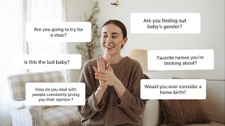 Finding Out The Gender, VBAC, Baby Names, & More // finally answering your questions about BABY #4