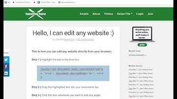 Edit Any Website (JavaScript trick) Free Tool