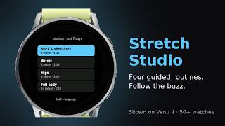 Stretch Studio for Garmin — four guided stretching routines screenshot 5