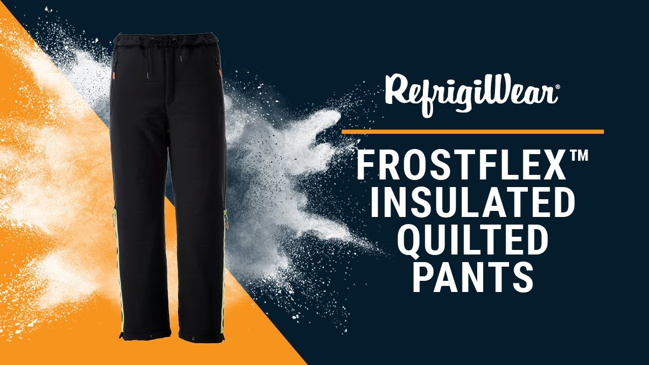 FrostFlex™ Insulated Quilted Pants - Warm Work Pants for Cold Storage
