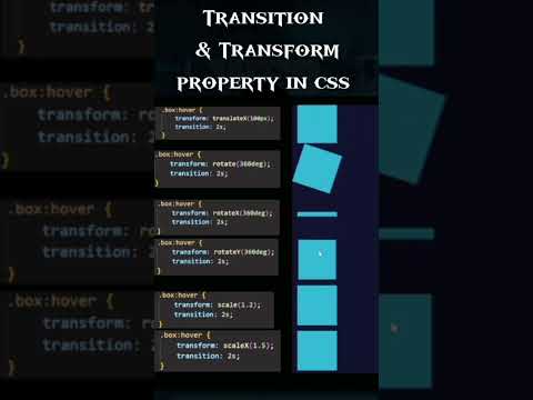 Transition and transform