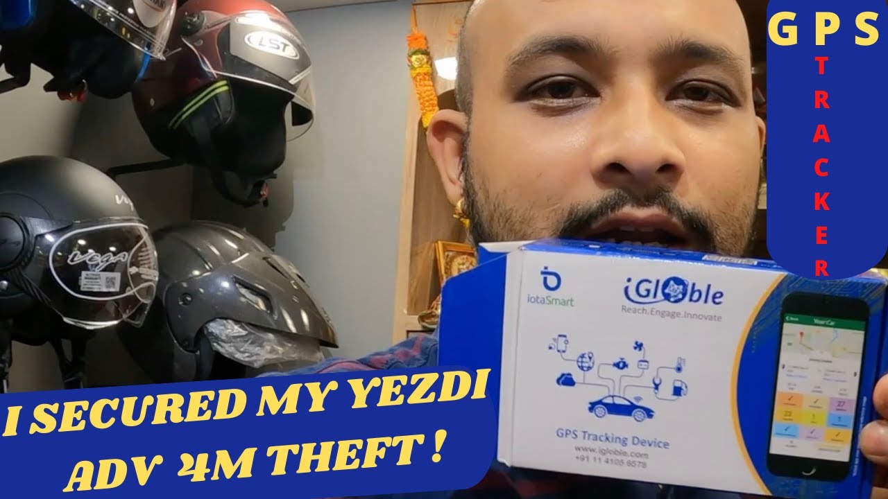 YEZDI ADVENTURE ! FIRST GPS TRACKER INSTALLED AT GUWAGHATI ! SECURE