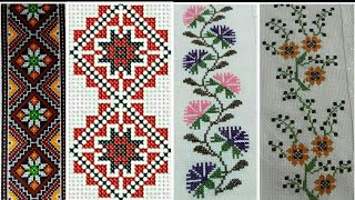 Colourful & Impressive Dosuti/Cross Stitch design || New Dosuti Tablecloth, Bedsheet Patterns