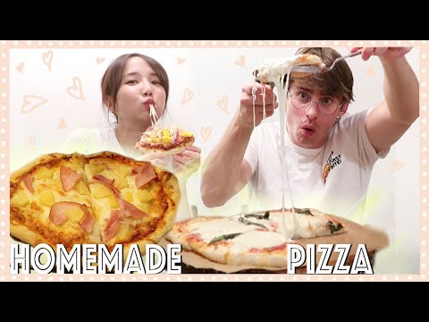 홈메이드 피자🍕! 토핑 두배로 올려서 만들면 저세상 맛🤪🍍