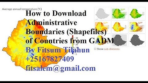 How to Download Administrative Boundaries (Shapefiles) of Countries from GADM