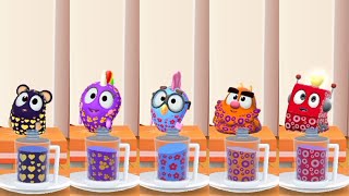 My Talking Tom 2 Learn Colors PART 2 | SUGAR vs DOT vs GUS vs SQUEAK vs FLIP | ALL PETS