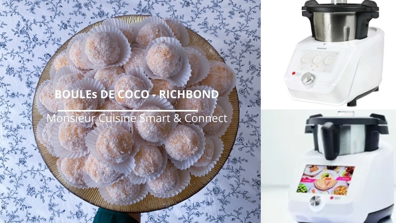 Boules de coco au Monsieur Cuisine Smart & Connect Richbond MCC MCS