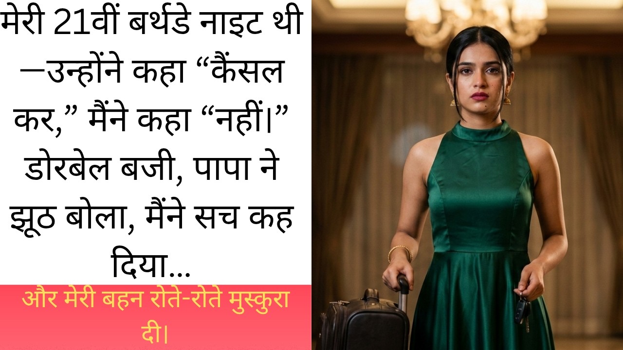 मेरी 21वीं बर्थडे नाइट पर घर ने “कैंसल” कहा… फिर डोरबेल ने उनका असली चेहरा खोल दिया | Family Drama