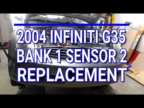 2004 इनफिनिटी जी35 बैंक 1 सेंसर 2 रिप्लेसमेंट: कोड पी0037