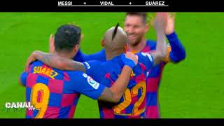 (Relatos)💥MESSI-ARTURO VIDAL- SUÁREZ jugando en BARCELONA!💥TRIDENTE! FOX SPORTS SUR, ESPN, DIRECTV