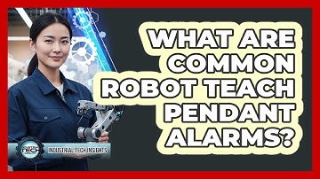 What Are Common Robot Teach Pendant Alarms?