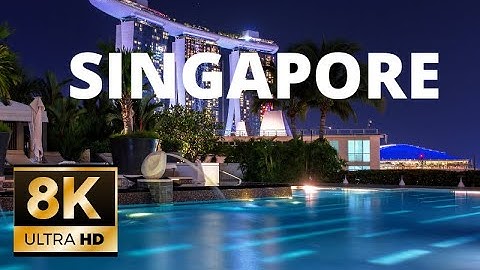 Singapore 🇸🇬 In 8K ULTRA HD 60FPS Video by Drone