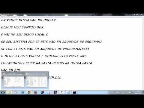 Como Arrumar o Erro please Install or use the JRE or JDK that contains these missing components