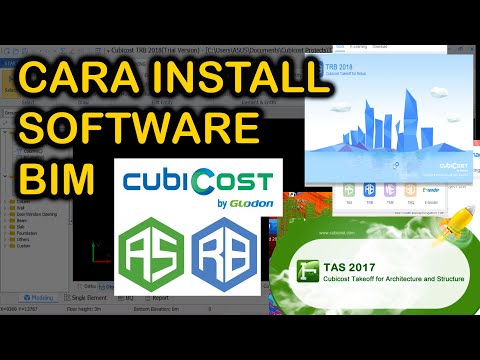 Cara Install Software BIM Cubicost TRB dan TAS Glodon