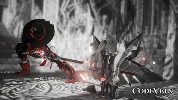 Code Vein - Road to 100 - 296 - Knocking Down the Cathedral | Argent Wolf Poleaxe