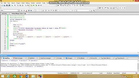Program menentukan bilangan yang habis dibagi 2 atau 5 menggunakan C++