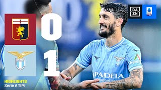 LUIS ALBERTO porta TUDOR vicino alla Champions: Genoa-Lazio 0-1 | Serie A TIM | DAZN Highlights