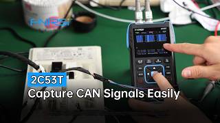 Fnirsi 2C53T Tutorial How To Measure Car Can Bus Signals With Handheld Oscilloscope