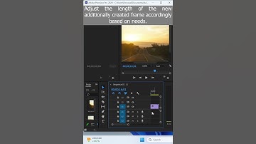 How to Add Frame Length with a Static Context in Adobe Premiere #tips #adobepremiere #premierepro