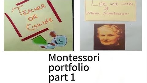 PMC montessori portfolio part 1 (1st position) @montessori world 26