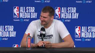Nikola Jokić Full Presser At Nba All-Star Media Day Presented By At&T