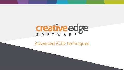 Advanced iC3D techniques