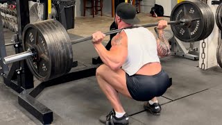 595lbs and 505lbs moving as fast as I’ve ever squatted them
