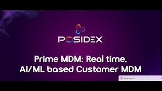 Customer Master Data Management: Prime MDM Video - 13 Oct 2025