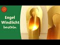 Engel windlichter selber basteln i weihnachtsdeko selber machen anleitung i waldorfbastelei