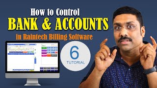 HOW TO CONTROL BANK AND ACCOUNTS IN BILLING SOFTWARE RAINTECH 2023 screenshot 4