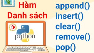 Working with Lists in Python (append, insert, clear, remove, pop)