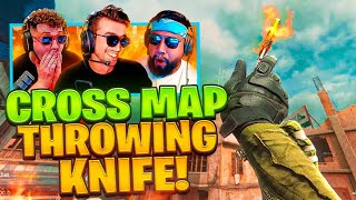INSANE CROSS MAP THROWING KNIFE in MODERN WARFARE!! - Team Summertime